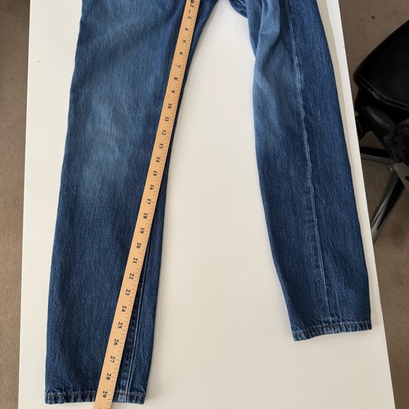 Levi’s Premium 501® ORIGINAL FIT High Rise Straight Leg 💯% cotton Denim W24XL32 - Picture 16 of 16